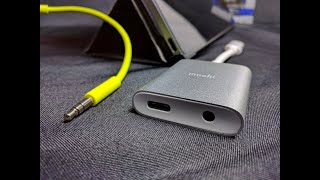 PIxel C with Moshi USB C Digital Audio Adapter with Charging Dongle [upl. by Nayve405]