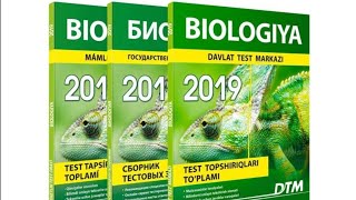 Biologiya DTM 2019 Organik olam xilmaxilligi va sistematikasi 3qism [upl. by Sedlik]