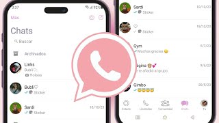 🧸Como tener WHATSAPP ESTILO IPHONE en ANDROID ✅ DESDE CERO 🌈 SIN PERDER TUS CHATS 🔥 ACTUALIZADO [upl. by Rubens]