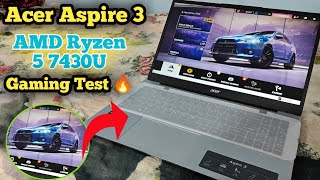 Acer Aspire 3 AMD Ryzen 5 7430U Gaming Performance Test  Acer Aspire 3 Ryzen 5 7430U gaming [upl. by Akimyt576]