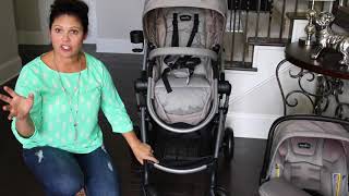 Evenflo Pivot Stroller Travel System with Car Seat Baby Gizmo Review [upl. by Dunning]