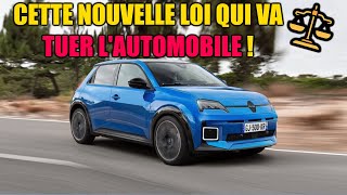 CETTE NOUVELLE LOI QUI VA TUER LA VOITURE EN 2025 [upl. by Yalahs]