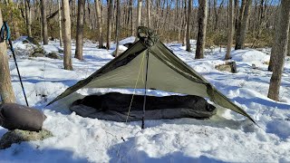 Harriman State Park Winter Backpacking Trip With a Beginner [upl. by Warrenne473]