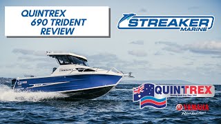 QUINTREX 690 TRIDENT BOAT REVIEW [upl. by Artinahs]