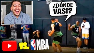 Youtuber vs CAMPEÓN NBA 1v1 [upl. by Sisely]