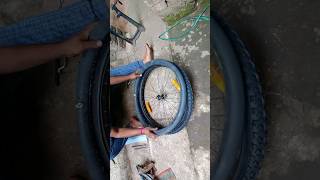 new tyre fitting short  cycle mechanic video [upl. by Wehner833]