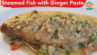 Simple Steamed Tilapia with Ginger Paste Recipe  Chinese Style [upl. by Leynad]