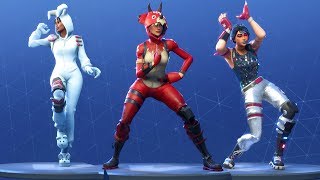 Fortnite All Dances Season 1 to 4 [upl. by Eittap]