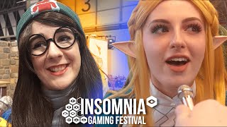 Interviewing Cosplayers at Insomnia 69 with a mini microphone [upl. by Ninerb]