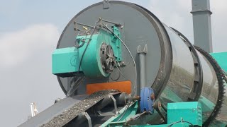 Hot Mix Plant Working Process for Road Construction  portable hot mix asphalt plant  asphaltplant [upl. by Ursulette609]