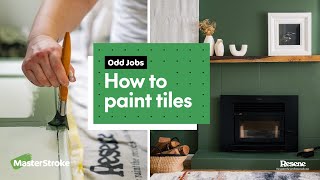 Odd Jobs  How to paint tiles [upl. by Gayler744]