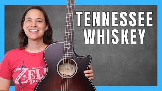 Tennessee Whiskey Guitar Lesson to Sound Like The Record [upl. by Yruama]