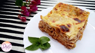 Lasagna Classic amp Simple   لازانيا اللحم بطريقة بسيطة وسهلة [upl. by Lynde66]