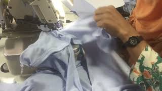 Sleeve Join of a Tshirt  T shirt sleeve Attach  sleeve stitch  how to stitch sleeve [upl. by Retsehc399]