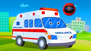 Ambulance  Emergency Vehicle Makeover Cartoon Video by Kids Tv Channel [upl. by Briney898]