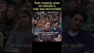 😱Este conserje dejo en ridiculo a toda la universidad viral sabias pelicula nosabias resumen [upl. by Ardnuaet967]