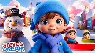 Steve’s Winter Song Wonderland  NEW ✨ English Nursery Rhymes  Super Simple Songs for Kids [upl. by Rustie]