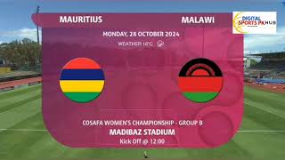 Mauritius vs Malawi Full Highlights Today Match  HollywoodBets COSAFA Womens Championship 2024 [upl. by Ender981]