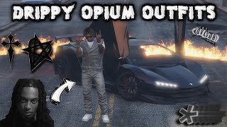 Drippy OPIUM Inspired Outfits On GTA 5🔥  Tutorial [upl. by Aig179]