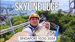 SKYLINE LUGE SINGAPORE 🇸🇬 EXPERIENCE  SINGAPORE TRAVEL VLOG 2024 [upl. by Claman]