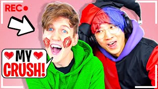 SURPRISING MY BEST FRIEND WITH HIS CRUSH PRANK SECRETS REVEALED [upl. by Leakim]