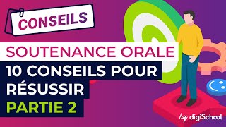 Soutenance orale  dix conseils pour réussir partie 2 [upl. by Lajes357]