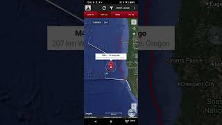 51 Earthquake Strikes Off the Oregon amp California Coast [upl. by Eerej]