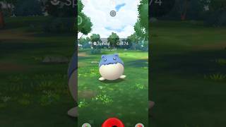 Caught a Spheal in Pokemon go pokemongo [upl. by Ettenan645]