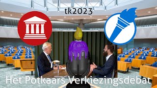 Potkaars Tweede Kamer verkiezingsdebat 2023 tk2023  Forum voor Democratie Libertaire partij [upl. by Calvin938]