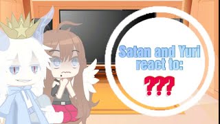 Satan and Yuri react to   Experimented Rin AU [upl. by Lraed]