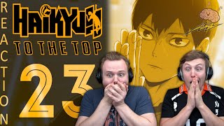 SOS Bros React  Haikyuu Season 4 Episode 23  Kalm King Kageyama [upl. by Mecke]