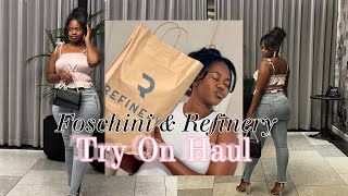 Try On Haul  Refinery amp Foschini Fashion  Denim  Formal Pants  Namibian YouTuber [upl. by Leonhard216]