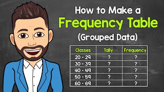 How to Make a Grouped Frequency Table Grouped Frequency Distribution Table  Math with Mr J [upl. by Lamahj]