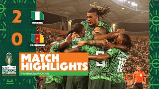 HIGHLIGHTS  Nigeria 🆚 Cameroon  TotalEnergiesAFCON2023  Round of 16 [upl. by Ylekalb184]