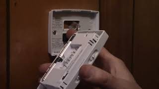 Install A Honeywell Thermostat RTH111B [upl. by Mulvihill]