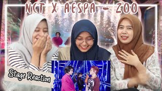 NCT X aespa  ZOO Stage Reaction [upl. by Rod]