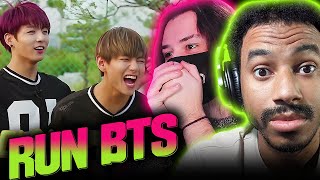 NEW BTS FANS REACT TO RUN BTS FOR THE FIRST TIME  Run BTS EPISODE 5 amp 6 PT1 FULL REACTION [upl. by Ahsatsana155]