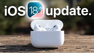 iOS 181  AirPods Pro 2 Update All New Features You NEED to Know [upl. by Ruffo]