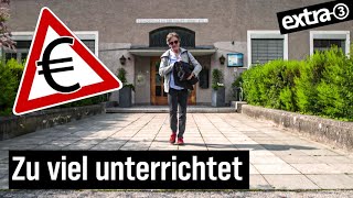 Realer Irrsinn Pensionierte Lehrerin muss 10000 Euro zurückzahlen  extra 3  NDR [upl. by Lorin457]