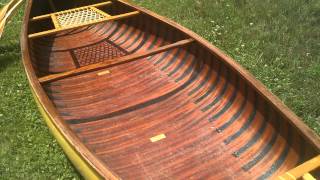 Merrimack Osprey Canoe Cherry Ribs and Mahogany Gunwales [upl. by Kauppi718]