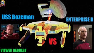 Viewer Request  USS Bozeman VS USS Enterprise D  Cause and Effect  Star Trek Starship Battles [upl. by Sherl]