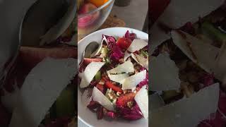 Red Leaf Lettuce and Cheese Salad  Salad Ideas [upl. by Caresse994]