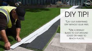 How To Lay Artificial Grass on Soft Surfaces [upl. by Tamaru]