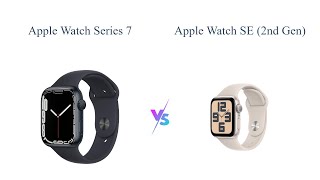 Apple Watch Series 7 GPS 45mm vs Apple Watch SE 2nd Gen GPS 40mm ⌚ Which is Best for You 🤔 [upl. by Adranoel]