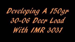 Why reload 3006 with IMR 3031 [upl. by Bouton516]