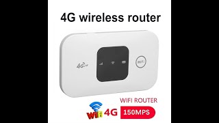 MF800 2 4G WiFi Router Portable 4G LTE Modem Router with SIM Card Slot Mini WiFi Mobile Hotspot [upl. by Hardin]