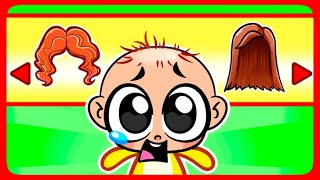 Babys First Haircut 💇🏻‍♂️ ✂️ 💇🏼‍♀️ Funny Kids Songs And Nursery Rhymes😍 [upl. by Evy]