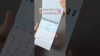 Kalender Meja Aesthetic🌷 kalenderaesthetic kalendermeja kalender2025 [upl. by Papagena]