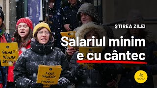 12 Decembrie 2023 Salariul minim e cu cântec [upl. by Nnaitsirk408]