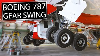 787 Gear Swing Why so Slow [upl. by Graniah544]